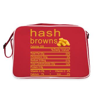 hash browns - Retro Bag - red/white - Back