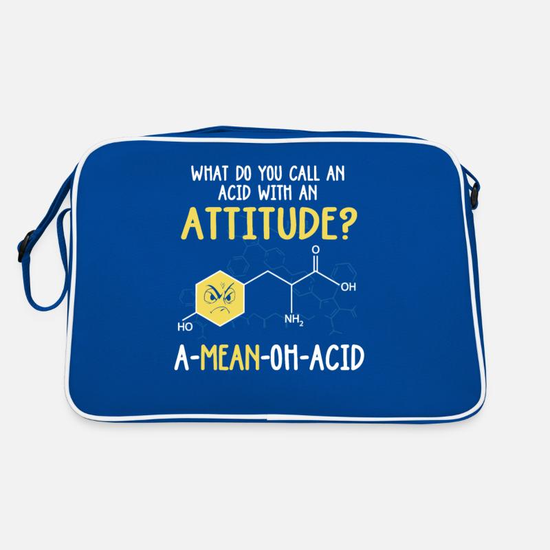 Wie nennt man eine Säure mit einem Einstellungsproblem! Retro Tasche