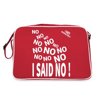 NON NON NON NON - Sac Retro - rouge/blanc - Dos