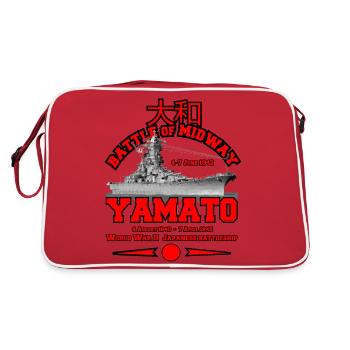 ww2 Yamato battle of midway - Sac Retro - rouge/blanc - Dos