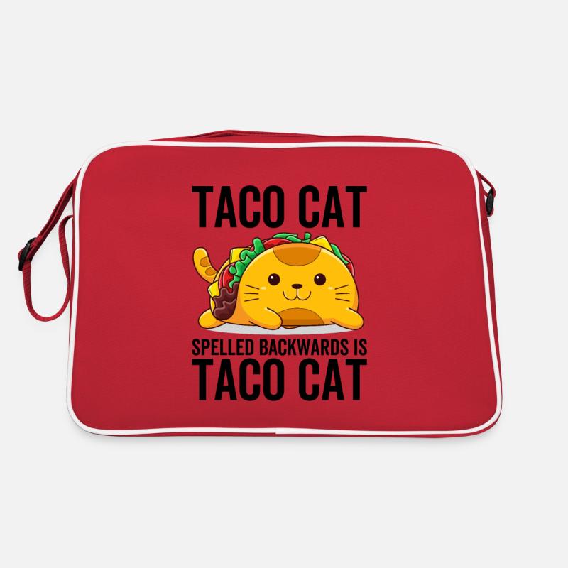 Taco Cat Spelled Backwards Is Taco Cat Retro Bag