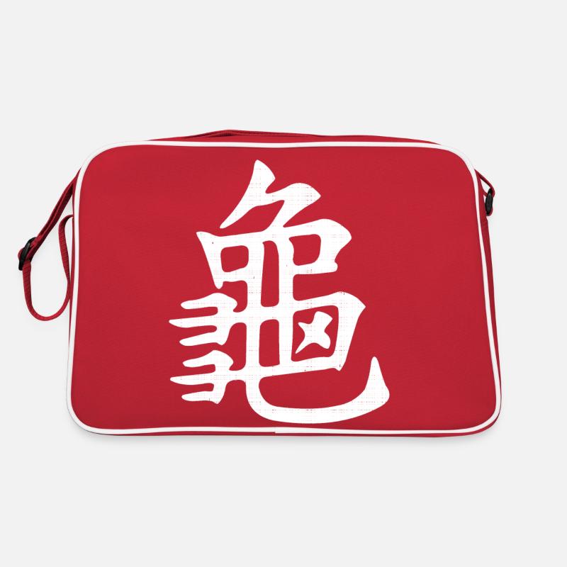 Schildkröte Auf Chinesisch Retro Tasche