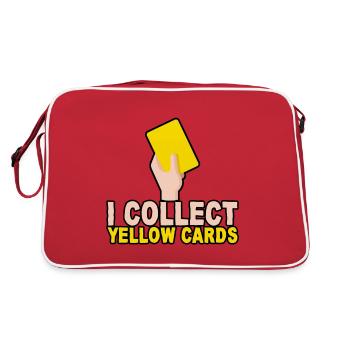 Je reçois des cartons jaunes - Sac Retro - rouge/blanc - Dos