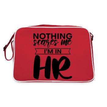Nothing Scares Me I'm In HR 4 - Retro Bag - red/white - Back
