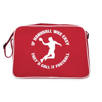 Handball Handball Player Handball Team - Retro Bag - red/white - Back