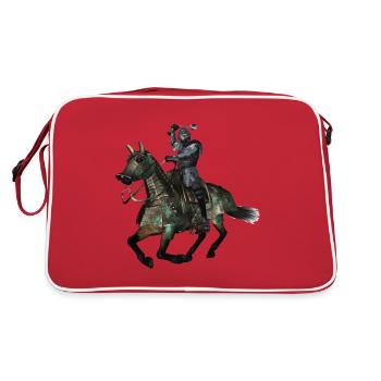 Knight - Retro Bag - red/white - Back