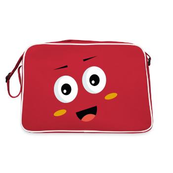 Funny Smiling - Sac Retro - rouge/blanc - Dos