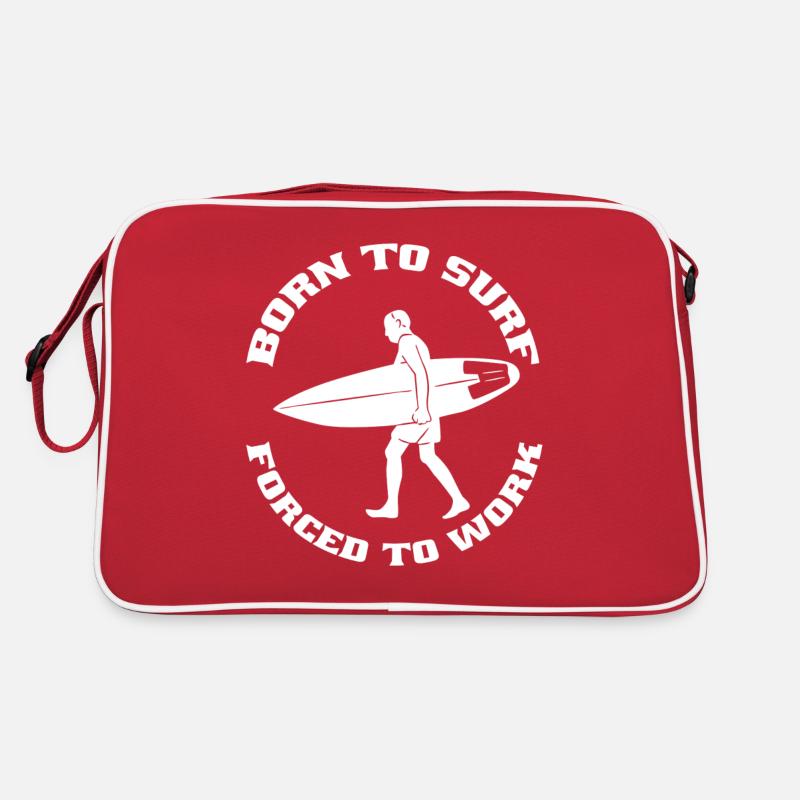 Surfer Surf Surfboard Moniteur de surf Surf Sac Retro