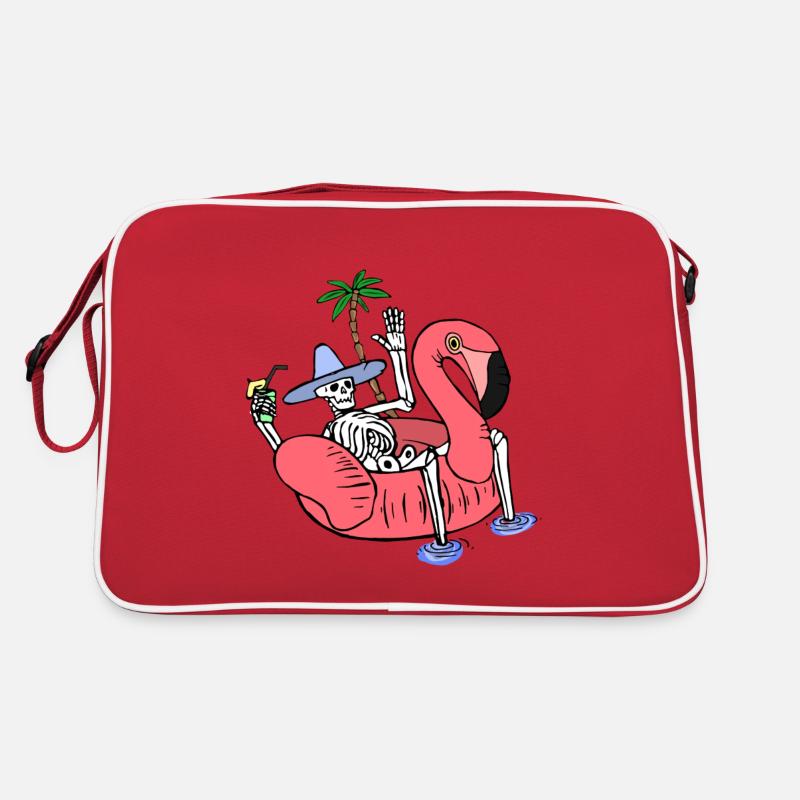 Squelette en vacances d’été Sac Retro
