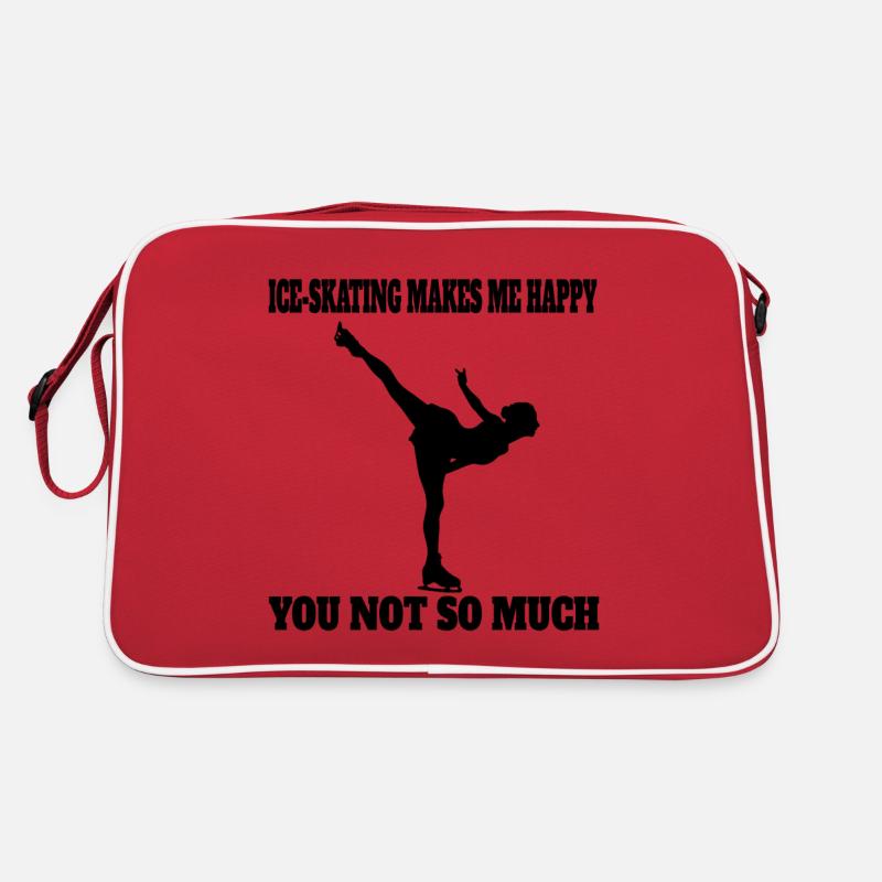 Eiskunstlaufen Eislauf Schlittschuh Eiskunstlauf Retro Tasche