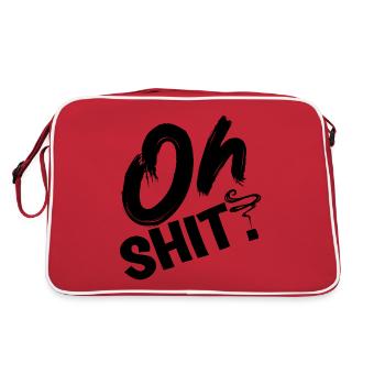 OH SHIT - Sac Retro - rouge/blanc - Dos