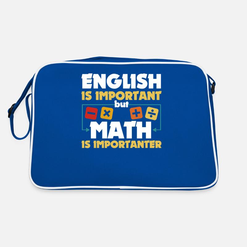 Funny Math Art Student Pun Mathematics Lovers Cool Retro Bag