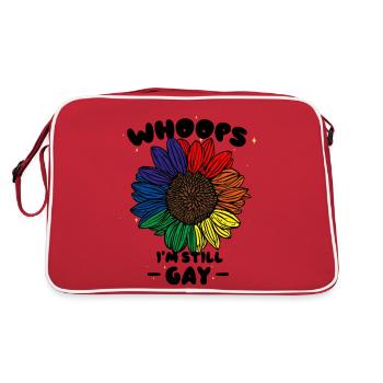 Whoops je suis toujours gay - Sac Retro - rouge/blanc - Dos