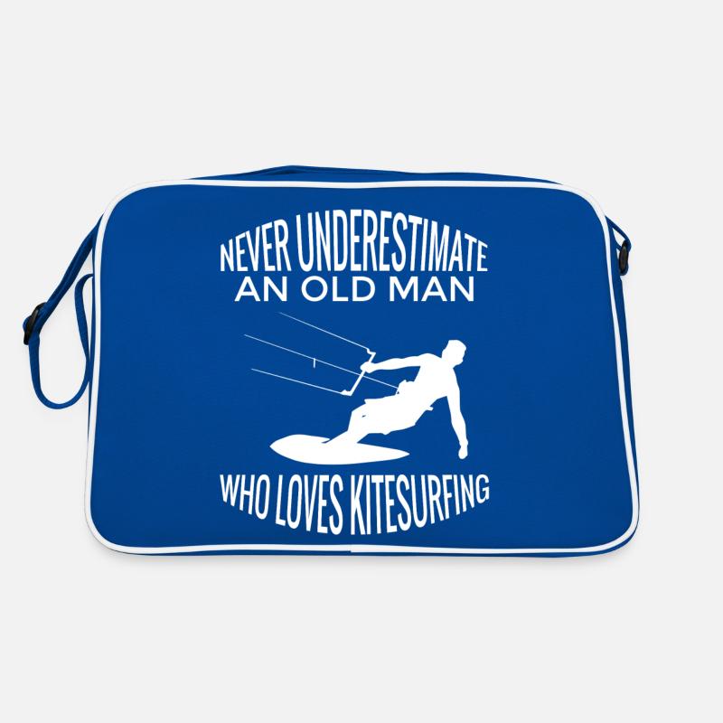 Kitesurfer Windsurfer Surf Windsurfing Cadeau Sac Retro