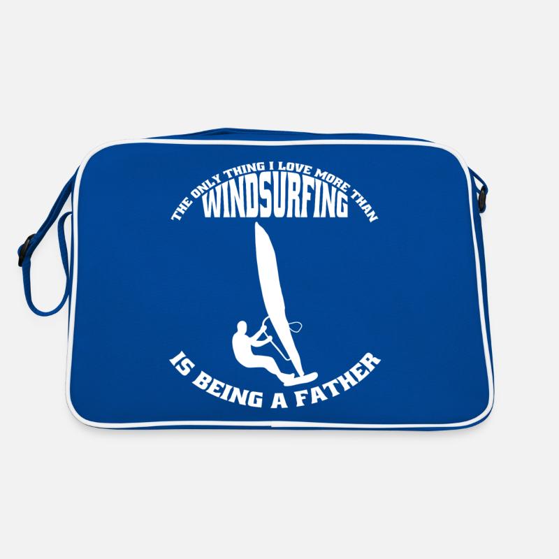 Windsurfer Père Surf Kitesurfer Papa Planche à voile Sac Retro