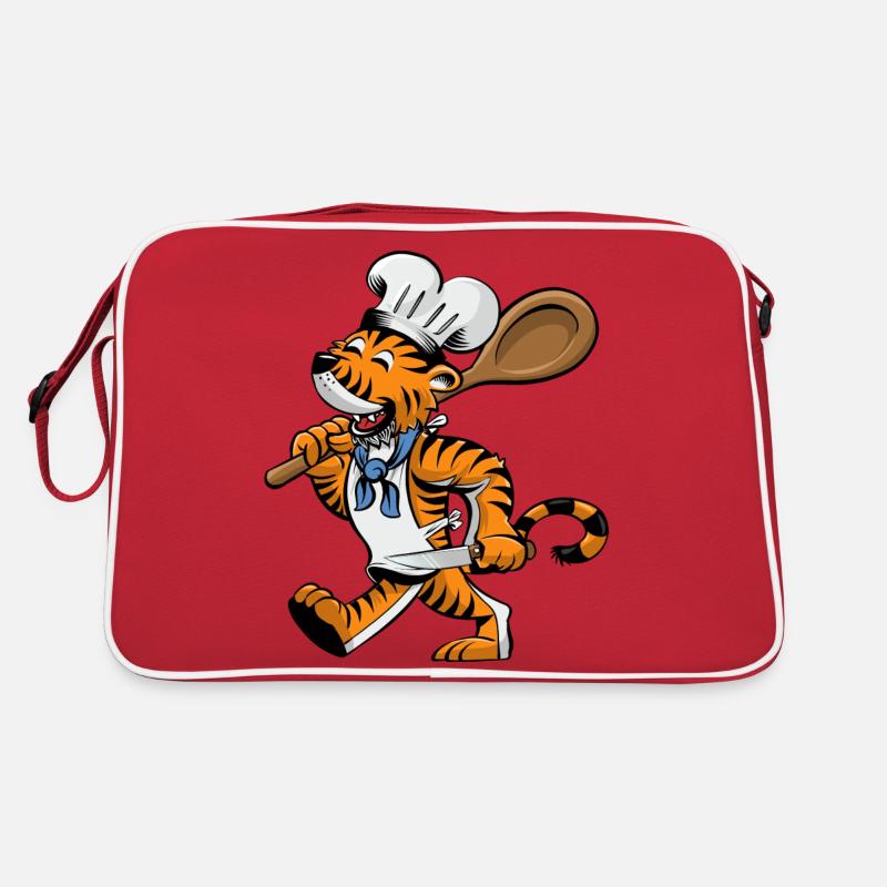 Tiger Küchenchef Retro Tasche