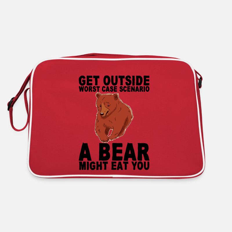 Get Outside, Worst Case Scenario, A Bear Eats You8 Retro Bag