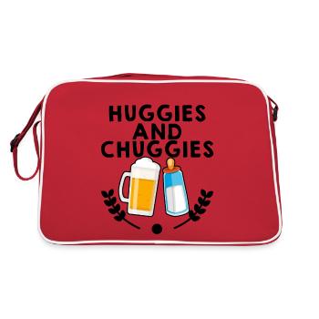 Huggies and Chuggies 11 - Retro Bag - red/white - Back