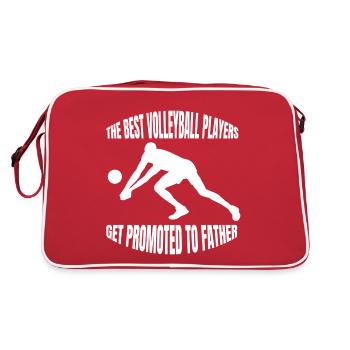 Volleyball Papa Beach Volleyball Volleyball Père - Sac Retro - rouge/blanc - Dos