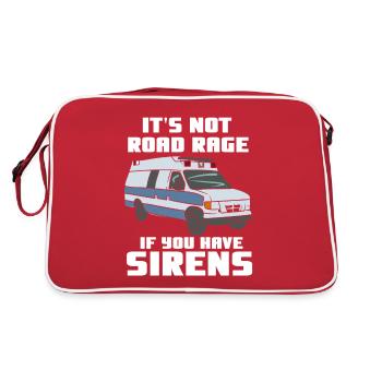 EMT/PARAMEDIC: If You Have Sirens - Retro Tasche - Rot/Weiß - Hinten
