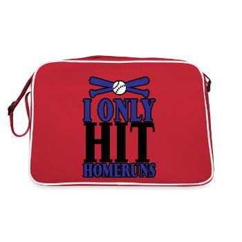 Je n’ai frappé que des homeruns 3 - Sac Retro - rouge/blanc - Dos