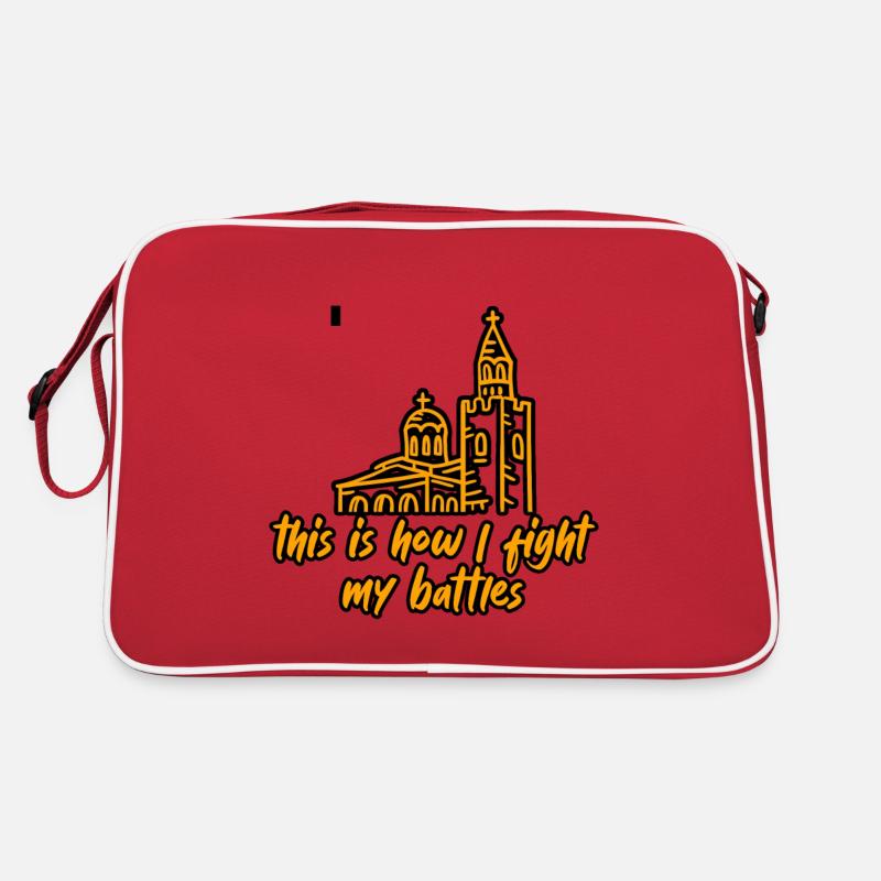 This Is How I Fight My Battles 4 Retro Tasche