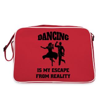 Dancing Sport Gift Dance Sport Hobby Dancer - Retro Bag - red/white - Back