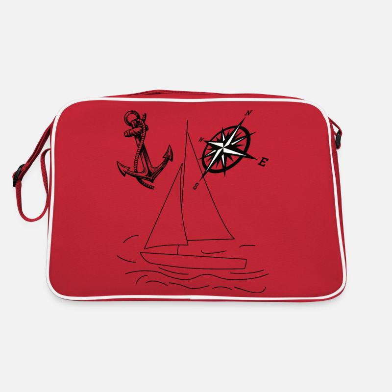 Sailing Dinghy Water Retro Bag