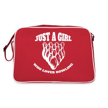 Bowling Bowler Bowler Bowling Filles Bowling Ball - Sac Retro - rouge/blanc - Dos
