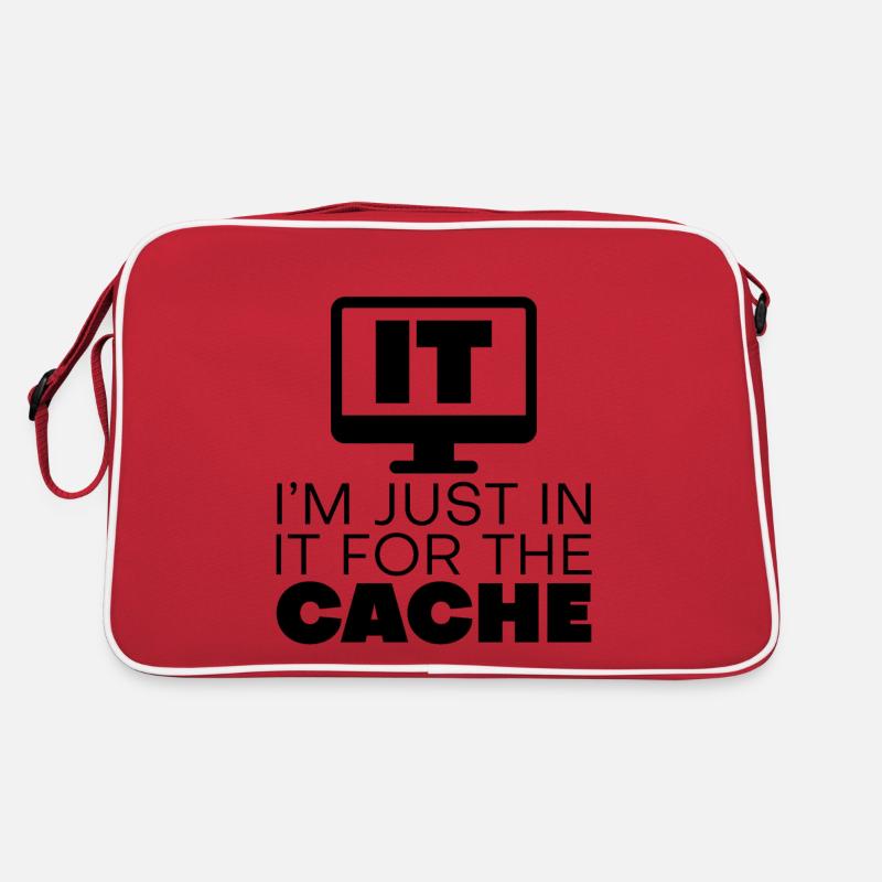 I'm Just In It For The Cache Retro Bag