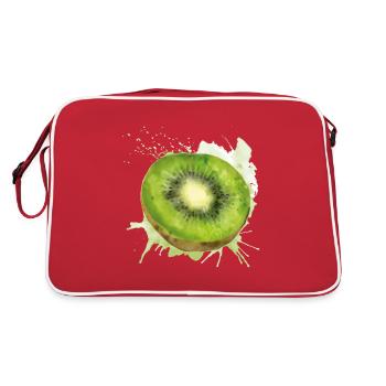 Kiwi FANNY - Sac Retro - rouge/blanc - Dos