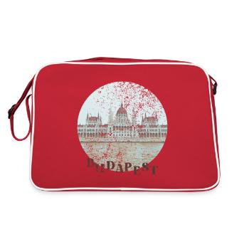 Parlement de la ville de Budapest - Sac Retro - rouge/blanc - Dos