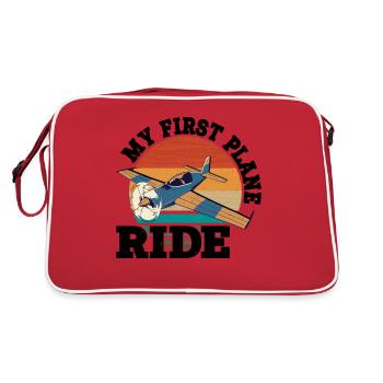 My First Plane Ride 39 - Retro Bag - red/white - Back