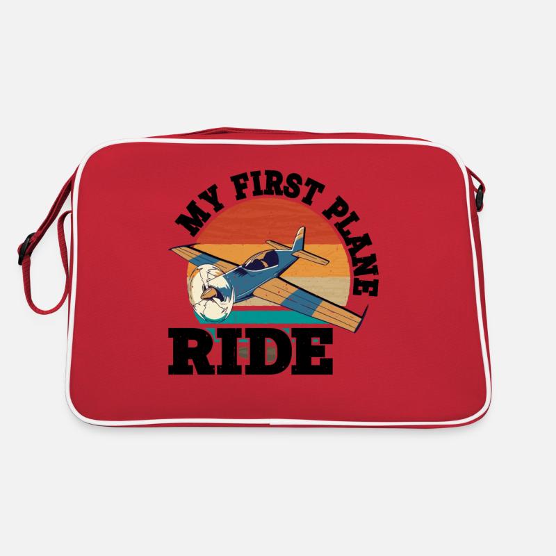 My First Plane Ride 39 Retro Tasche