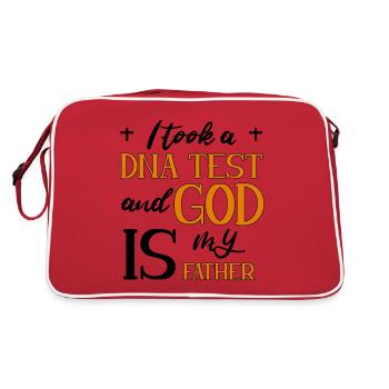 I took a DNA test and God is my father 7 - Retro Bag - red/white - Back