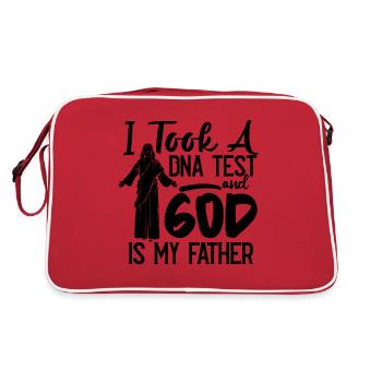 I took a DNA test and God is my father 22 - Retro Bag - red/white - Back