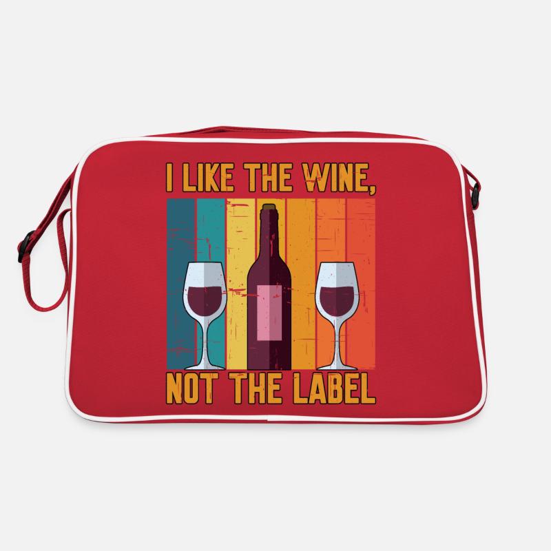 J’aime le vin, pas l’étiquette 15 Sac Retro