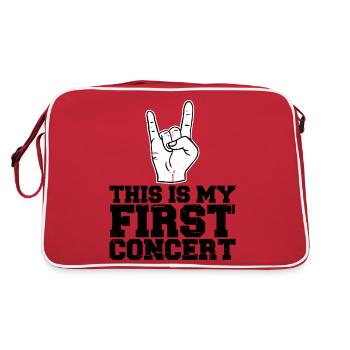 This is My First Concert 32 - Retro Bag - red/white - Back