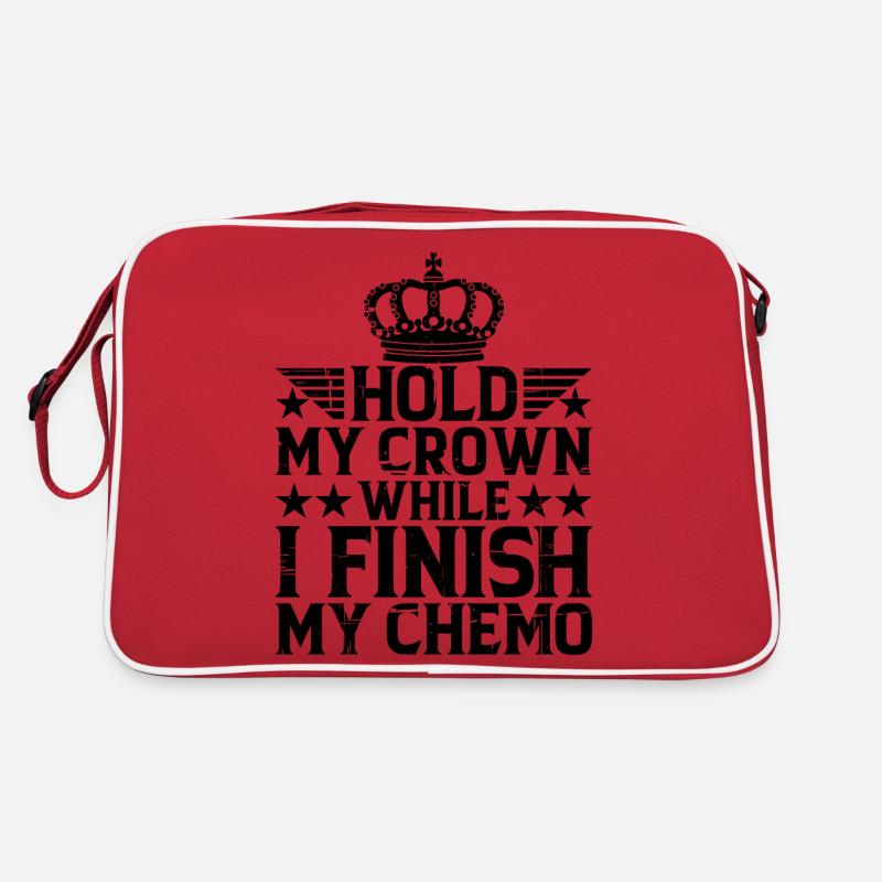 Hold My Crown While I Finish My Chemo 30 Retro Bag