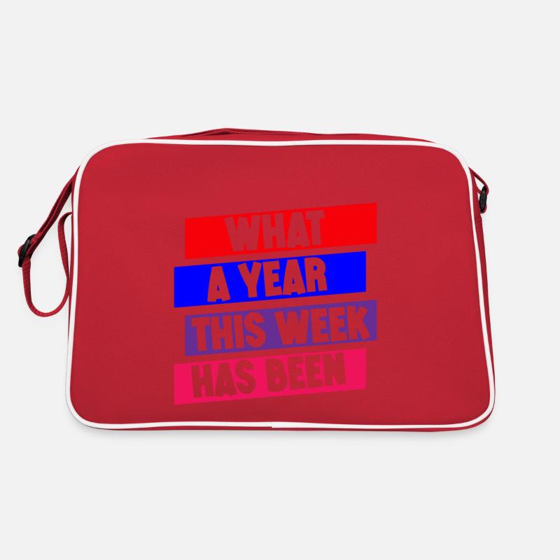 What A Year This Week Has Been 3 Retro Tasche