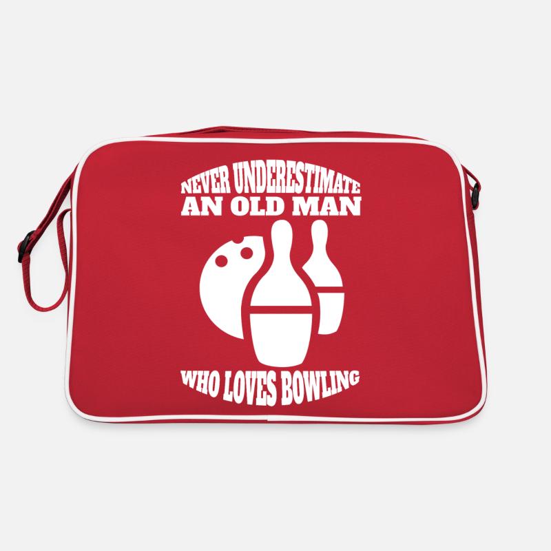 Bowling Bowler Bowler Bowling Cadeau Bowling Bowling Boule Sac Retro