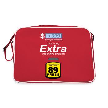 Costume de pompe à essence - C’est mon coût supplémentaire cher - Sac Retro - rouge/blanc - Dos