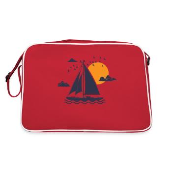Voile Hobby Bateau Sport Sports nautiques - Sac Retro - rouge/blanc - Dos