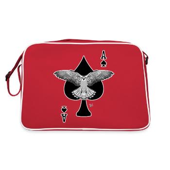Falcon’s spade. - Retro Bag - red/white - Back