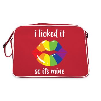 LGBTQ Nonbinary Coloré Rainbow Flag LGBTQ + Pride - Sac Retro - rouge/blanc - Dos