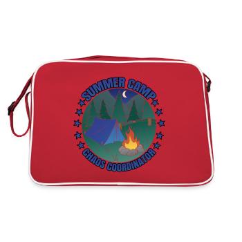 Summer Camp Chaos Coordinator 4 - Retro Tasche - Rot/Weiß - Hinten