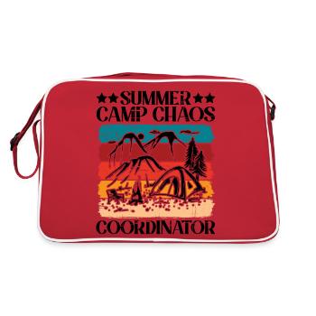 Summer Camp Chaos Coordinator 5 - Retro Tasche - Rot/Weiß - Hinten