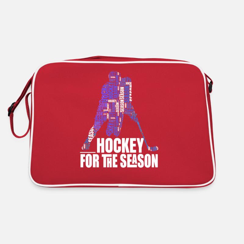 Saison de motivation de hockey agréable Sac Retro