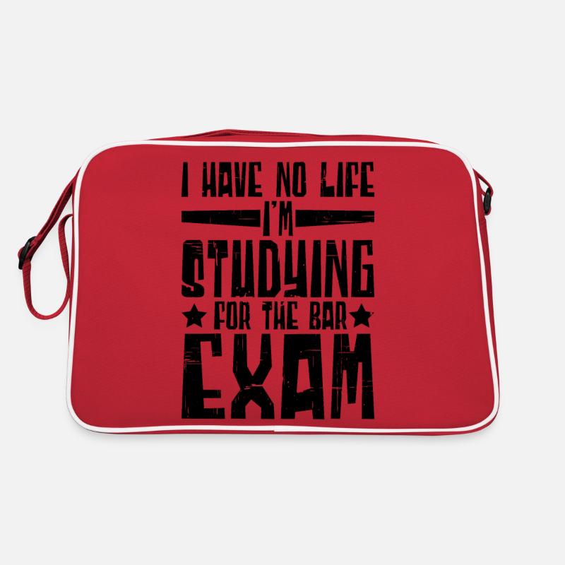I Have No Life I'm Studying For The Bar Exam 3 Retro Bag