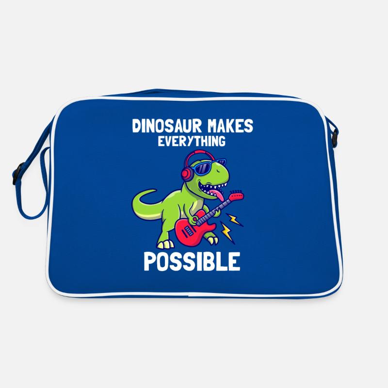Dinosaur makes everything Possible Retro Bag